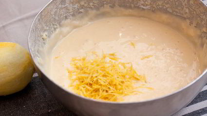 оладьи с персиками