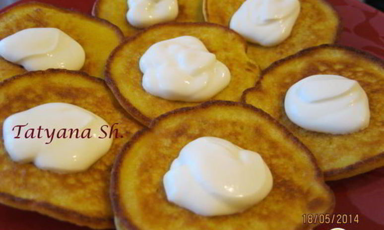 Рецепт оладий с рикоттой и бананом