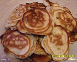 Оладьи с рыбой