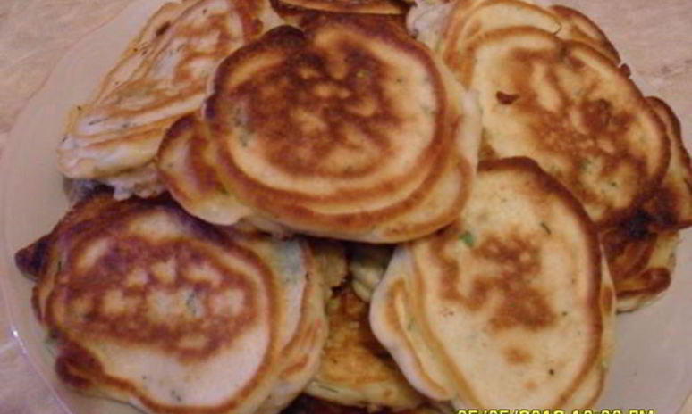 Рецепт оладий с рыбой