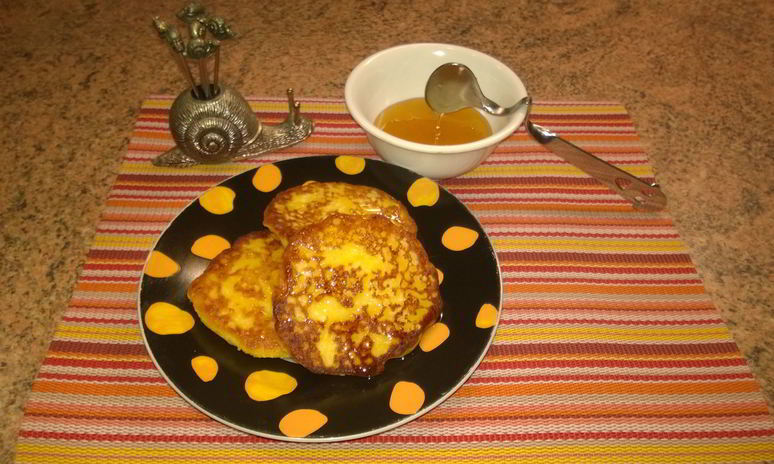 Рецепт оладий с тыквой и творогом