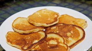 Оладьи тонкие на молоке