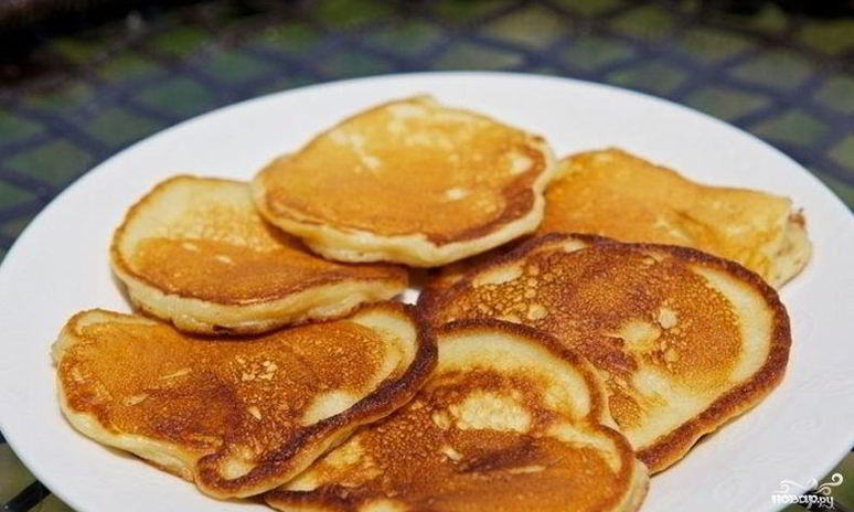 Рецепт оладий тонких на молоке