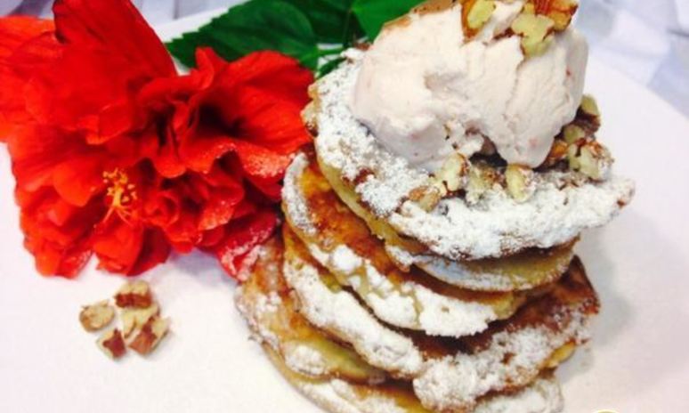 Рецепт оладий яблочно-кабачковые с творогом