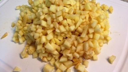 оладьи яблочно-кабачковые с творогом