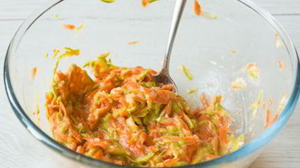 овощные оладьи