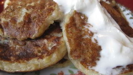 овсяно-банановые оладушки