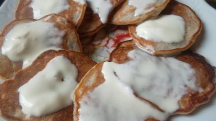 овсяные оладушки с яблоком и корицей