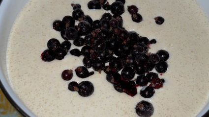 овсяные оладьи на йогурте с ягодами