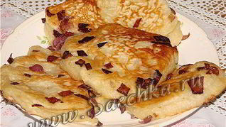 Постные оладьи с луковым припеком