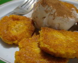 Постные тыквенно-овсяные оладьи