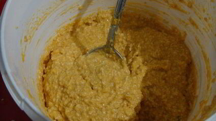 постные тыквенно-овсяные оладьи