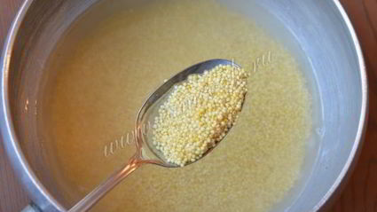 пшенные оладьи с творогом