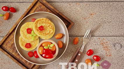 пышные оладьи из кабачков