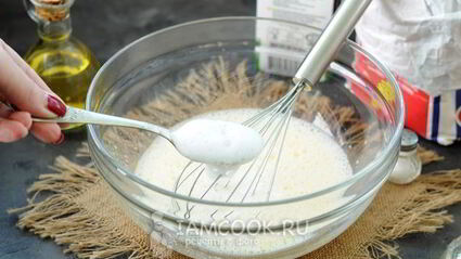 пышные оладьи на соде без дрожжей