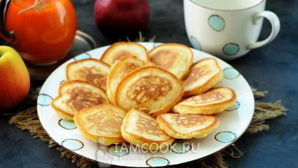 пышные оладьи на соде без дрожжей