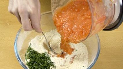 томатные оладьи