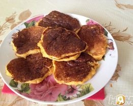 Тыквенно-апельсиновые оладьи