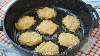 тыквенные оладьи с сырой тыквой