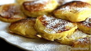 Яблочные оладьи