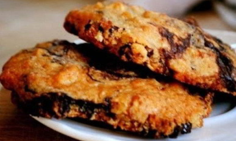 Рецепт бананового печенья с шоколадом