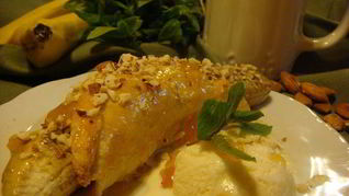 Банановые рогалики