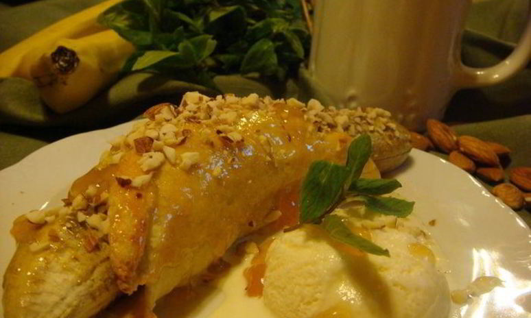 Рецепт банановых рогаликов