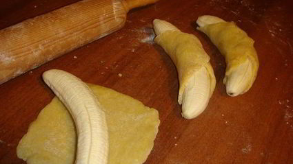 банановые рогалики