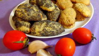 Чесночное печенье