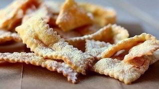 Домашнее хрустящее печенье Хворост