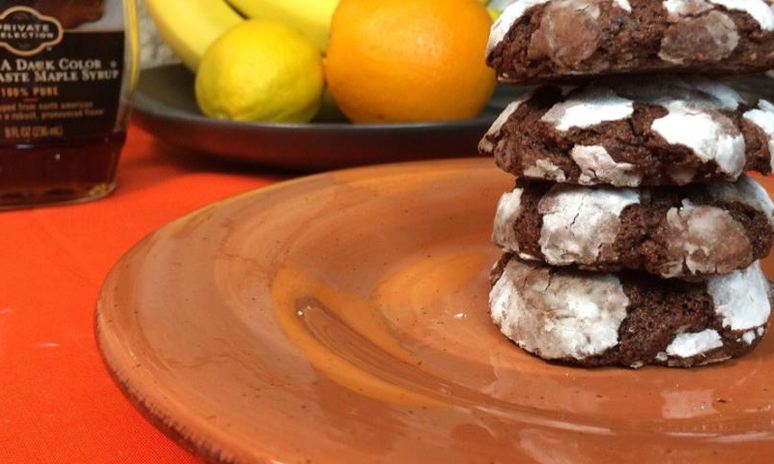 Рецепт двойного шоколадного печенья с имбирно-кофейными нотками