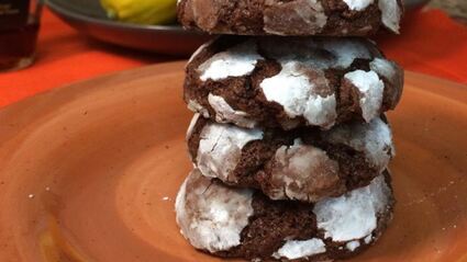 двойное шоколадное печенье с имбирно-кофейными нотками