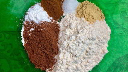 двойное шоколадное печенье с имбирно-кофейными нотками