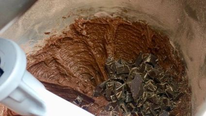 двойное шоколадное печенье с имбирно-кофейными нотками