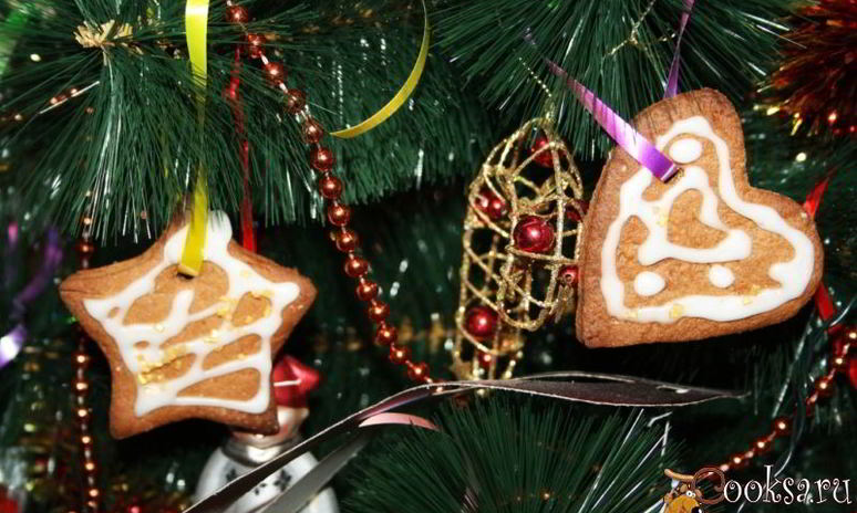 Рецепт имбирного печенья на елку