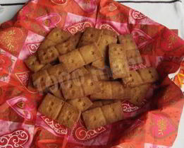 Карамельное песочное печенье