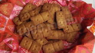 Карамельное песочное печенье