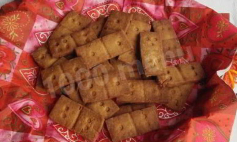 Рецепт карамельного песочного печенья