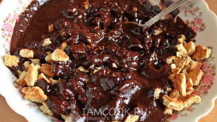 колбаска из печенья