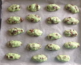 Мятно-шоколадное печенье