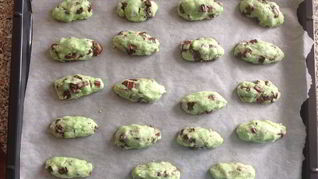 Мятно-шоколадное печенье