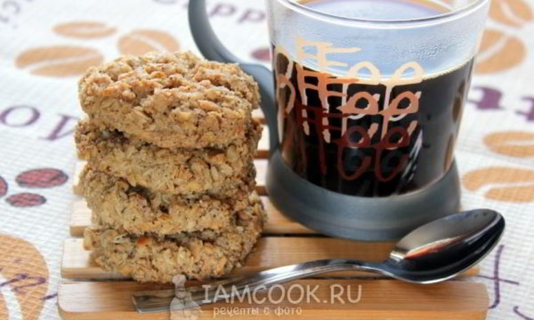 Рецепт овсяного кофейного печенья с цедрой
