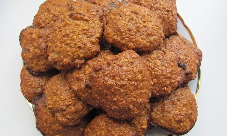 Рецепт овсяных печений на кефире