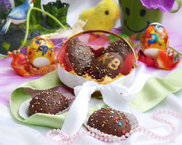 Пасхальное песочное печенье