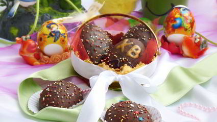 пасхальное песочное печенье