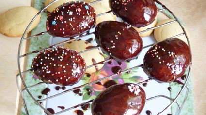 пасхальное песочное печенье