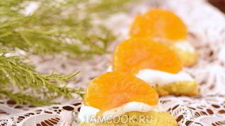 Печенье Мандариновые дольки