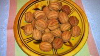 печенье орешки с вареной сгущенкой