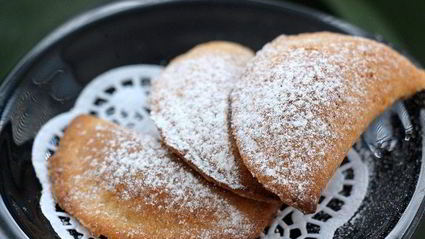 печенье равиоли с ореховой начинкой