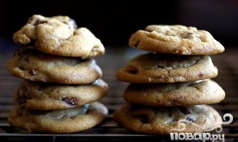 Рецепт печенья с кусочками шоколада